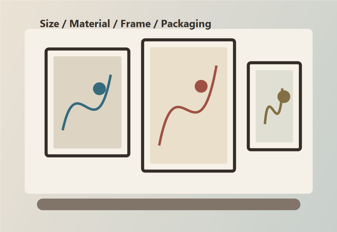 Custom wall art design studio